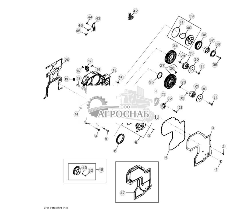 7717 Крышка распределительной шестерни - ST800682 69.jpg
